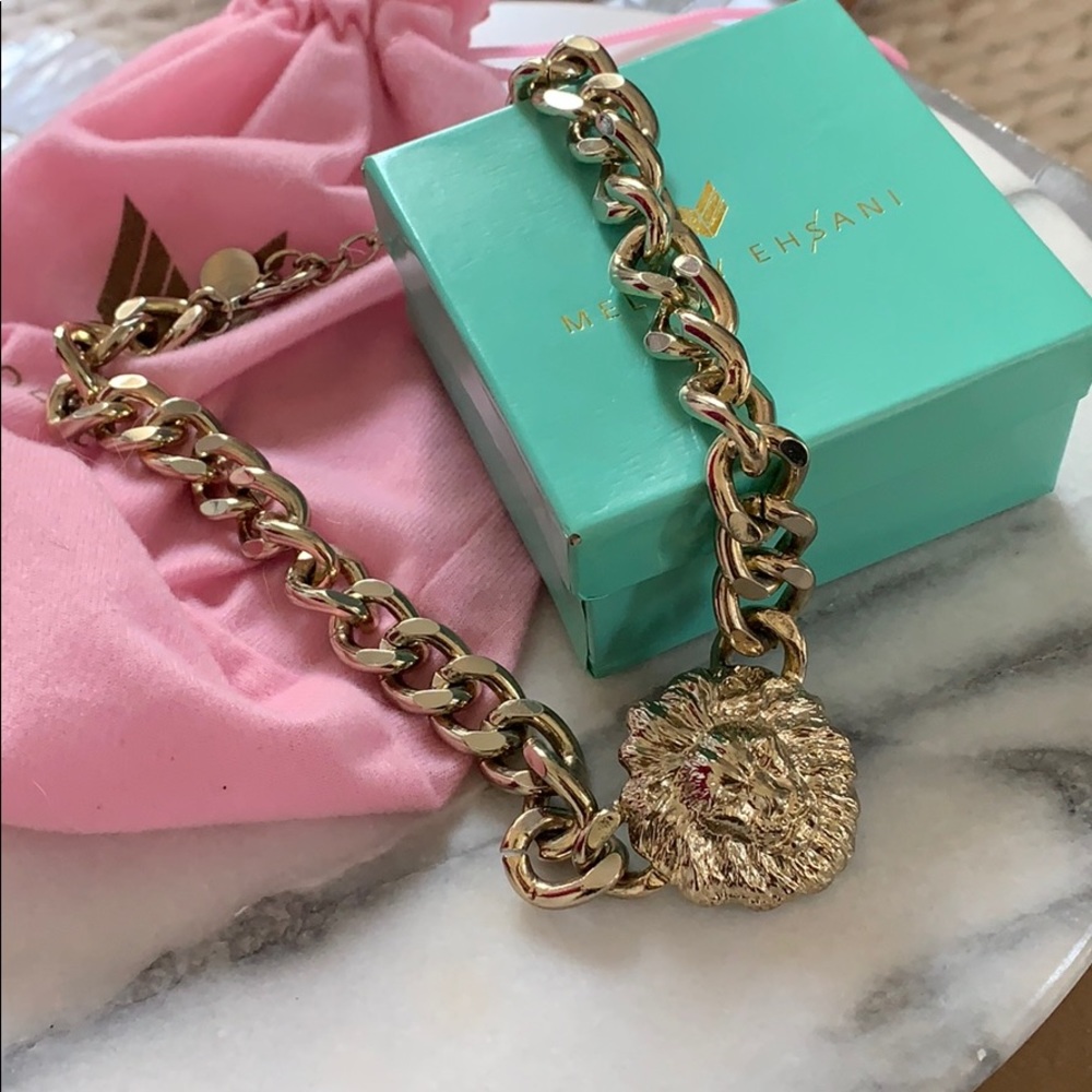 MELODY EHSANI LION GOLD NECKLACE